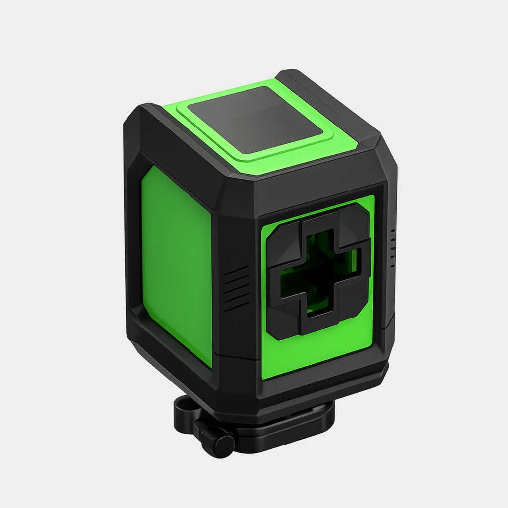 niveau laser 2D vert vue de face