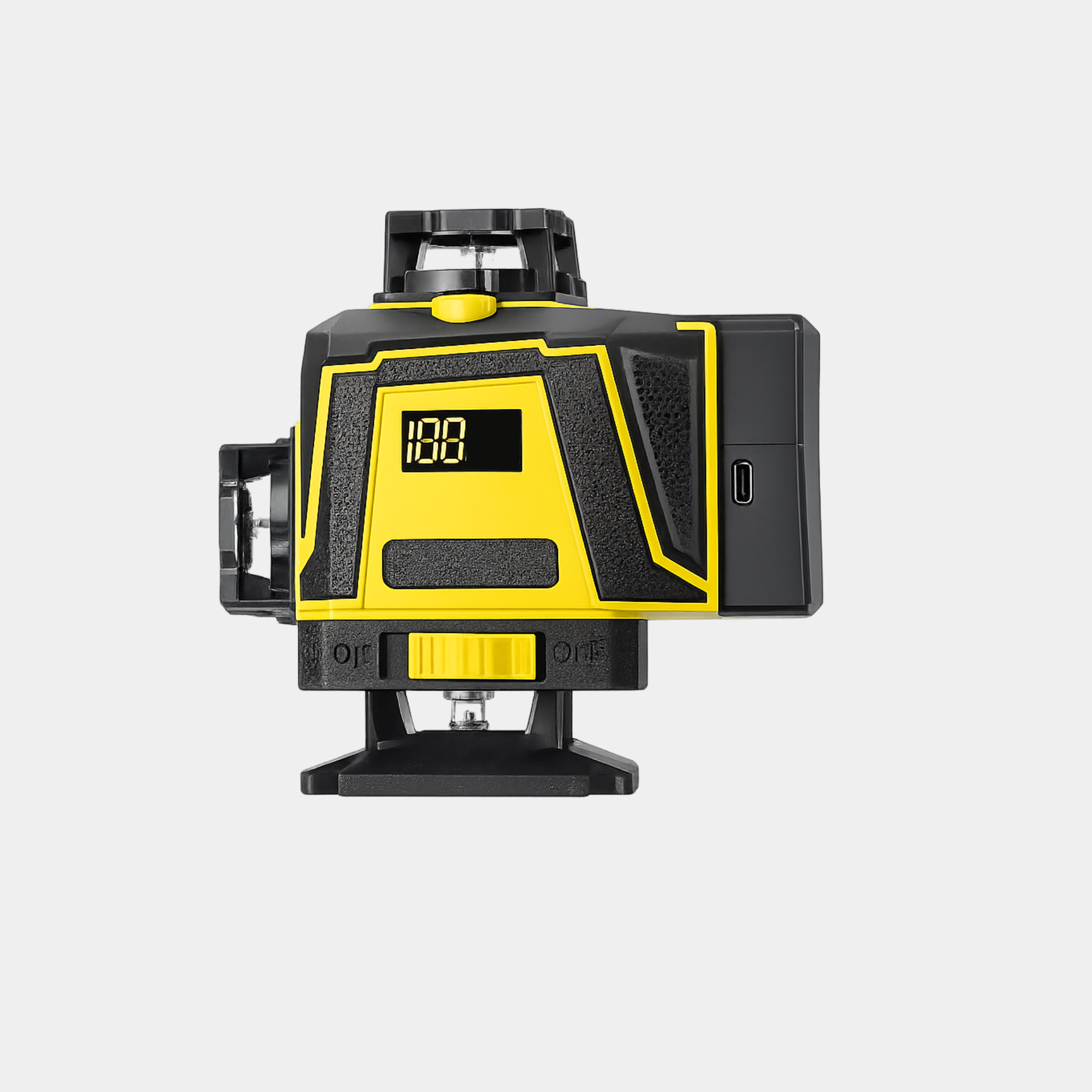 niveau laser longue 4D rotatif jaune